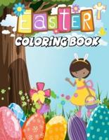 Easter Coloring Book: Fun Activity Book for Toddlers&Preschool Children ,Easter eggs, cute flowers, cute bunnies,Easter Coloring Book for Kids Ages 4-8,Basket Stuffer Ideas Gifts for Boys and Girls
