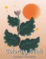 Coloring Book: Coloring Pages, Easy, Simple Picture Coloring Books For Early Learning, Preschool And Kindergarten, Toddlers ( Boho-Plant-Sun-Flower Coloring Books )