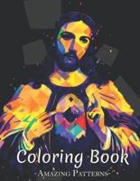 Adult Coloring Book For Stress Relief, Spiritual Meditation, Coloring Book For Adults, Kids, Teens, Children, Boys, Beginners, Seniors ( Jesus-Christ Coloring Books )