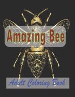 Amazing Bee Adult Coloring Book