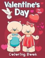 Valentine's Day Coloring Book for Kids: Cute Animal Pictures for Valentine's Day   Valentine's Animals Coloring Animals such as Bear, Penguin, Snake and cats   Valentine's Day Coloring Book for kids 4-6