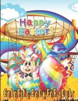 Happy Easter Coloring Book For Adults