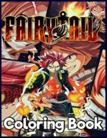 Fairy Tail: Japanese Anime Manga Coloring Book For Relieving Stress & Relaxation