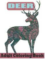 Deer Adult Coloring Book
