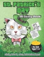 St. Patrick's Day Activity Book for Kids Ages 4-8