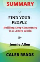 Summary of Find Your People By Jennie Allen