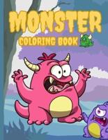 Monster Coloring Book: Kids Coloring Book, Monster Book First Coloring Book