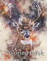 Nature Coloring Book For Adults