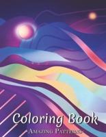 Cute Coloring Book: Coloring Books With Adorable Illustrations Such As Cute Unicorns, Foods And More For Stress Relief & Relaxation ( Purple-Space-Ink Coloring Books )