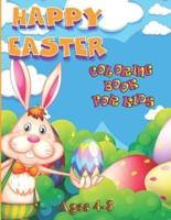 Easter Coloring Book for Kids Ages 4-8: 50 Easter Coloring filled image Book for Toddlers, Preschool Children, & Kindergarten, Bunny, rabbit, Easter eggs, ... Fun easter bunny Coloring Books For Kids