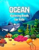 Ocean Coloring Book for kids: Kid Coloring Pages with Sea Creatures Ocean Animal for Preschoolers and Kindergarten