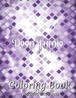 Color Animals Coloring Book: Perfectly Portable Pages, High-Quality, Easy To Take Along Everywhere Gift For Stress Relief Coloring ( Deep-Purple Coloring Books )