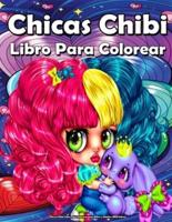 Chicas Chibi Libro Para Colorear Para Niños Y Adultos (MED Libro)
