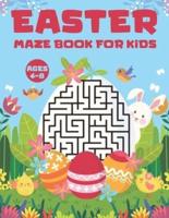 Easter Maze Book for Kids Ages 4-8: 50 Plus Unique Custom Easter Maze Game Book for Kids   Developing Critical Thinking Skills   Easter Basket Stuffers for Teenagers   Cute Easter Gifts for Girls