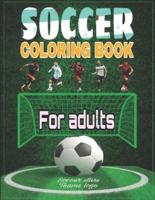 Soccer Coloring Book For Adults