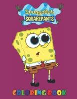 Spongebob Coloring Book: 50+ High Quality Illustrations. Great Coloring Book for Kids Ages 3-13