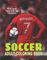 Soccer Adult Coloring Book