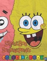 Spongebob Coloring Book: awesome 50+ High Quality Illustrations. Great Coloring Book for Kids Ages 3-12