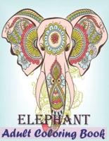Elephant Adult Coloring Book