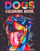 Dogs coloriig book: 100 Dogs Coloring Book (Cute Coloring Books for Kids)