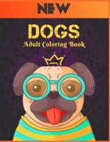 Dogs Adult Coloring Book