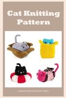 Cat Knitting Pattern: Amigurumi Mini Cat Keychain Pattern