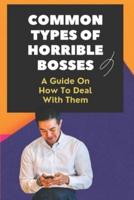 Common Types Of Horrible Bosses