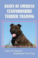 Basics Of American Staffordshire Terrier Training