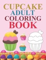 Cupcake Adult Coloring Book