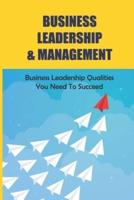 Business Leadership & Management