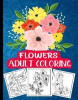 Flowers Adult Coloring
