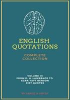 English Quotations Complete Collection Volume III