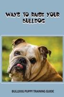 Ways To Raise Your Bulldog