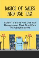 Basics Of Sales And Use Tax
