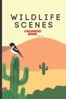 50 Wildlife Scenes Coloring Book