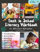 Back to School Literacy Workbook - Fall Themed   Digital Format Included: A Great Refresher for English Language Arts   Halloween and Thanksgiving   Home and Classroom Use