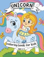 Unicorn Coloring Book for Kids Ages 4-8: Fun Unicorn Coloring Book for Kids, Great Gift for Boys & Girls