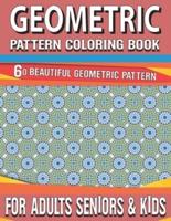 Geometric Pattern Coloring Book: Simple Geometric Patterns Coloring Book for Adults Seniors and Beginners Adult Coloring Book Patterns And Shapes For Relaxation, Anti Stress, Art Therapy Vol-104