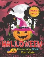Halloween Coloring Book For Kids: Spooky Cute & Fun Halloween Coloring Book for Kids Ages 4-12 (Halloween Books for Children)