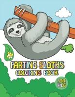 Farting Sloths Coloring Book For Kids: Stress Relieving Farting Sloths With Greatly Relaxing And Beautiful Fall Inspired Designs For Kids