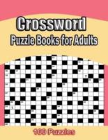 Crossword Puzzle Books For Adults: 100 Crossword Puzzles For Adults & Seniors - Volume 1 (Crossword Puzzle Books For Adults)