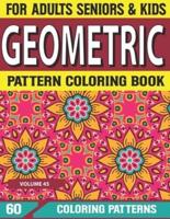 Geometric Pattern Coloring Book: Adult Pattern coloring book with amazing Pattern designs for stress relieving and relaxation  Volume-45