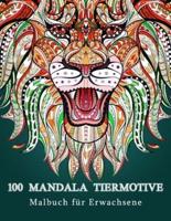Kreatives Mandala Malbuch für Erwachsene, Jugendliche  und Kinder. Tolle Geschenkidee für jung und alt.: 100 neue Tiermotive zum Abbau von Stress, Behandlung von Depressionen, Entspannung und Förderung der Kreativität. Auch als Kopiervorlage für Pädagoge