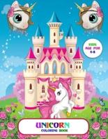Unicorn Coloring Book for Kid Ages 4-8: Coloring pages and for kids aged 4 and 8, Kids to learn
