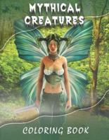 Mythical Creatures Coloring Book: A collection of Mythical Animals coloring pages, Pegasus, Unicorn, Dragon, Hydra, Centaur, Phoenix, Mermaids & Much More.. , Amazing Fantasy Coloring Book For Adults and kids o Relax and Relieve Stress.