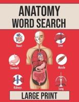 Anatomy Word Search: Puzzle Book about Anatomy For Adults   Vocabulary of the Human Body Parts   Gift for Doctors and Nurses, Medical School Student ...