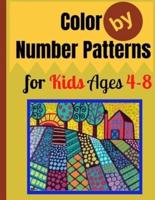 Color by Number Patterns for Kids Ages 4-8: Easy Large Print Birds, Flowers, Animals and Pretty Patterns Coloring Book.