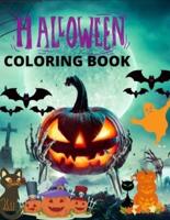 Halloween Coloring Book: 100 pages of Halloween and Autum  to Color Amazing Designs for Relaxation and Fun