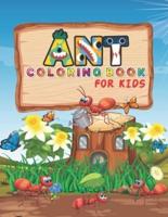 Ant Coloring Book for Kids: Perfect Cute Ant coloring Books for preschooler and Toddlers   Ant’s Coloring Book for Boys and Girls Ages 3-8.