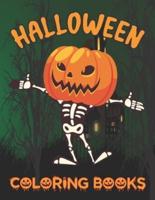 HALLOWEEN COLORING BOOK: Spooky Cute Halloween Coloring Book